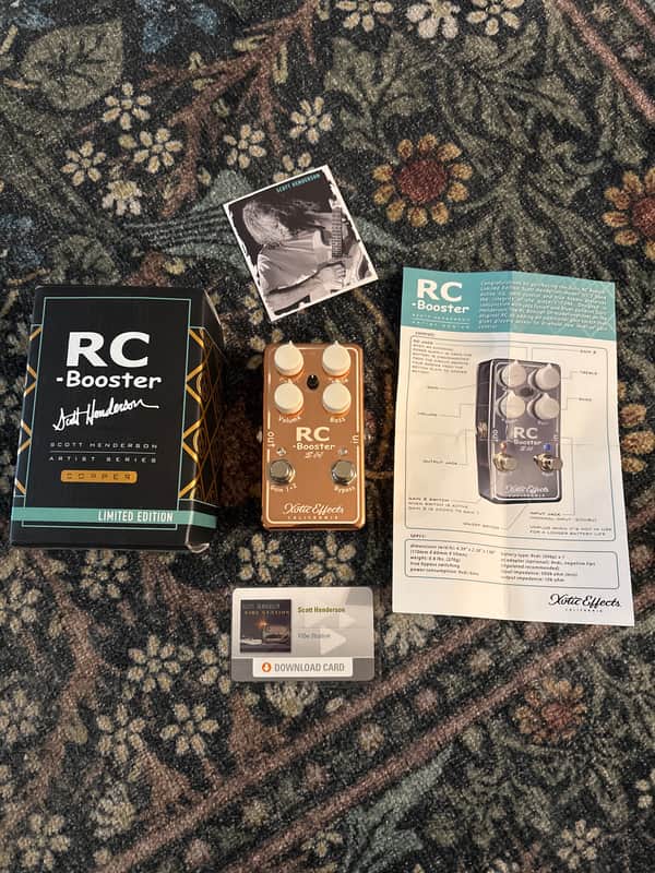 Xotic RC Booster Scott Henderson Edition | Reverb