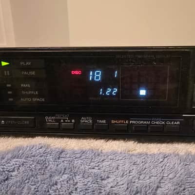 Sony CDP-50 single CD player from 1986! August 1986 - Black image 9