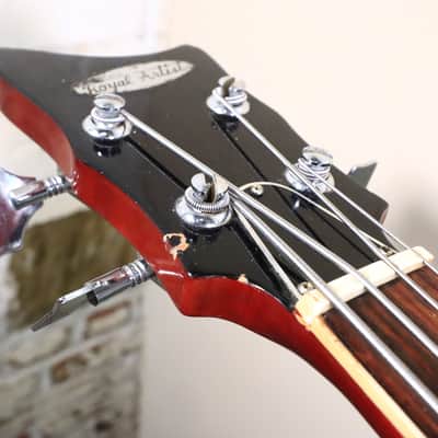 Vintage 1960's Bruno Royal Artist Hollow Body Bass Guitar image 19