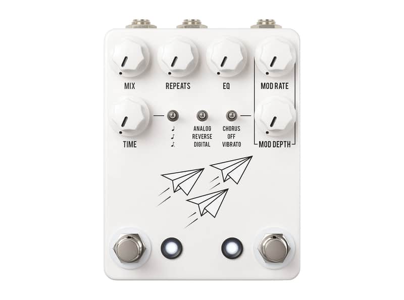 JHS Pedals Flight Delay Digital Delay Pedal (White) image 1