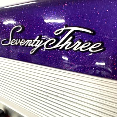 Rhodes Mark I Stage 73-Key Electric Piano, Refurbished in custom purple sparkle image 12
