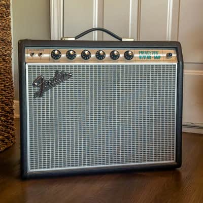 Fender '68 Custom Princeton Reverb-Amp 12-Watt 1x10" Guitar Combo - Black image 1