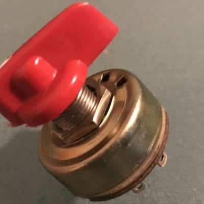 Carling Fender Mesa Boogie NOS Voltage Selector Switch 6 Position Single Pole red knob 70's-80's image 3
