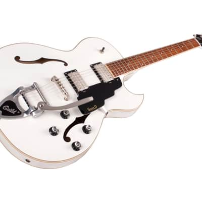 Guild Starfire I SC Single Cut Semi Hollow w/ Tremolo Snowcrest White Bild 12