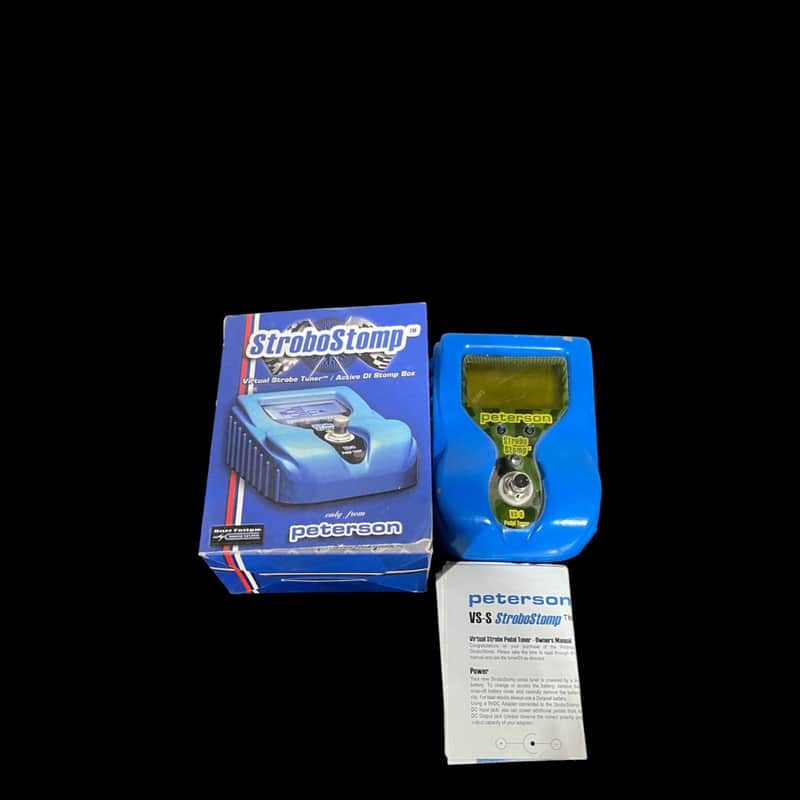 Peterson VS-S StroboStomp Pedal Tuner 2000s - Blue - X15549 image 1