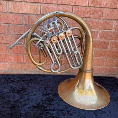 Paxman 40L Bb/High F Descant Horn - Gold Brass - Detachable Bell - Unlacquered Finish - Serial #: 118413L (*AS-IS*) image 2