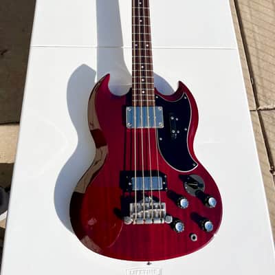 EPIPHONE ELITIST EB3 SHORT SCALE BASS 2005 - CHERRY image 7