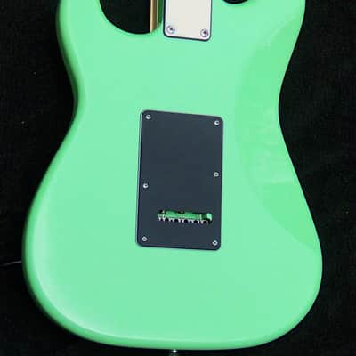 XX- Wide 2" Neck (51 mm)Sea Foam Green Grover 406C Locking Tuners Mahogany Strat 2025+ 3 Matching Humbucking Custom Pickups+Treble Bleed + 3 Coil Spit Toggles + Kill Switch + Leveled, Crowned and Polished Frets with Full Setup! image 4