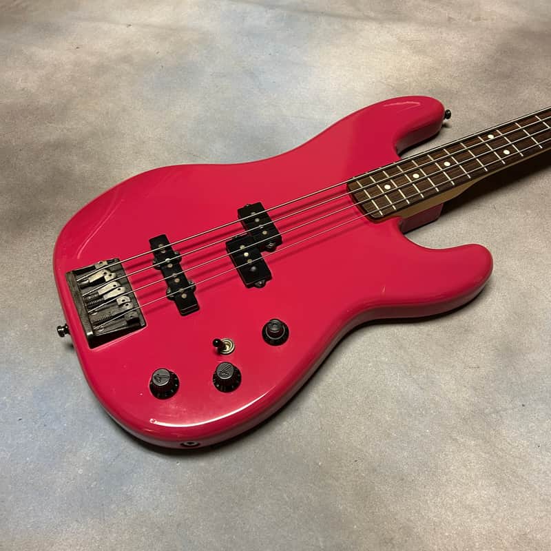 1989 Fender Jazz Bass Special  Razz Berry MIJ image 1