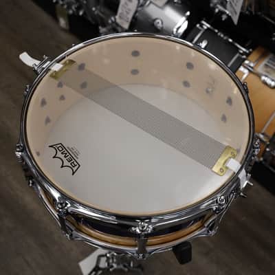 Pre-Owned Pork Pie 5x14 Maple Snare Drum Mappa Burl/Metallic Purple 2024 image 3
