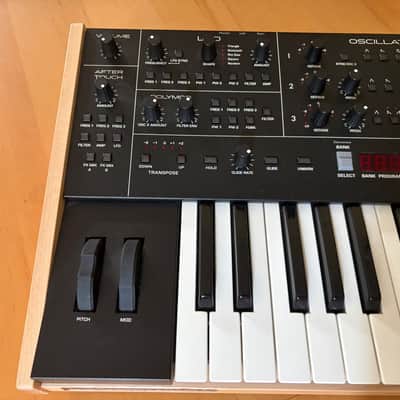 Sequential Trigon-6 49-Key 6-Voice Polyphonic Synthesizer 2022 - Present - Black with Wood Sides image 2