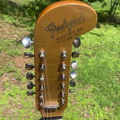 Feelgood 12 String Jazzmaster Electric XII Custom Build- Aztec Gold Nitro RELIC by Copacetic Customs image 2