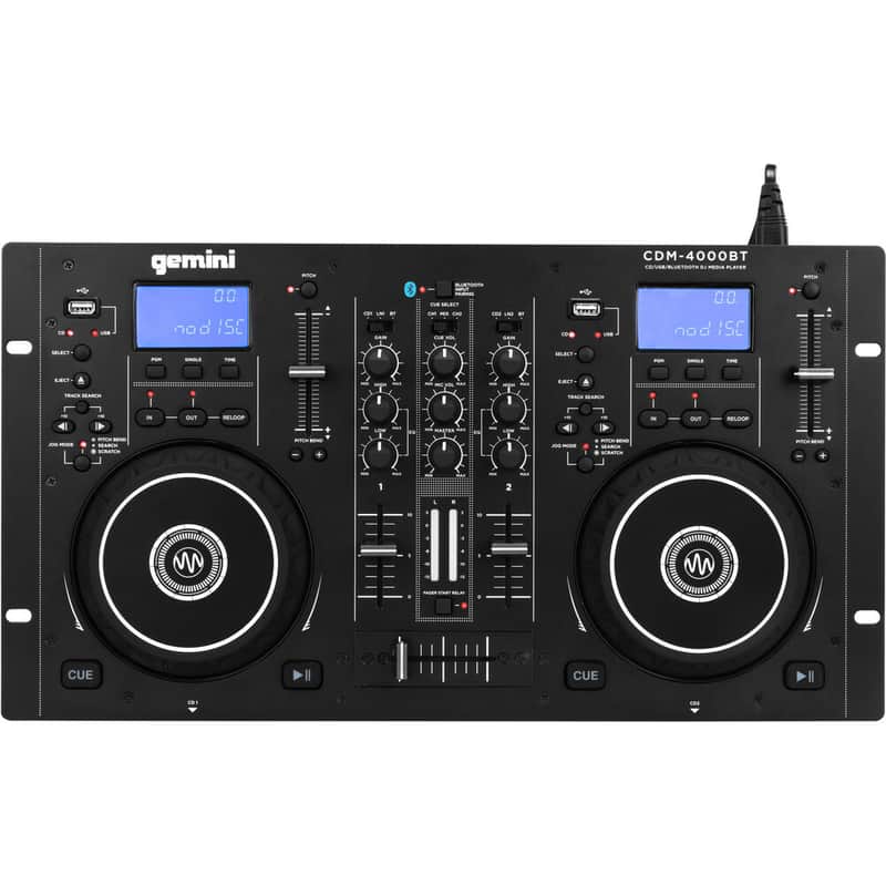 Gemini CDN-4000BT Dual Deck DJ Controller image 1