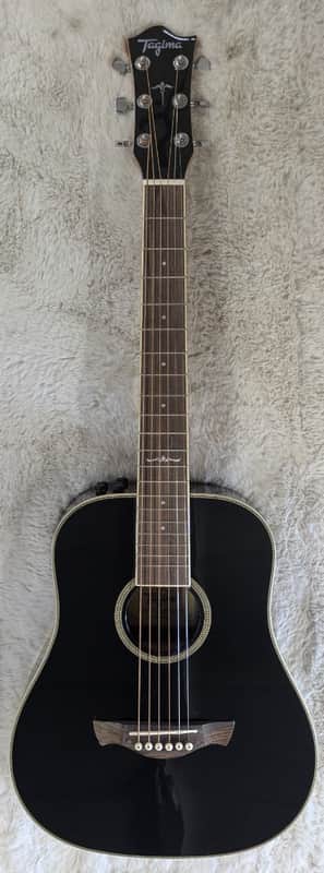 Tagima WS 42 EQ BK Baby Non-Cutaway Acoustic/Electric Guitar - B stock image 1