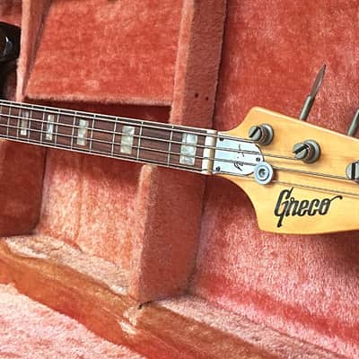 1972 Greco (Gneco) JB-480 Jazz Bass RARE! w/ hardcase image 3