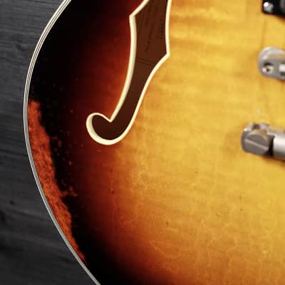 Eastman  T59/V SB Antique Varnish Sunburst Semi-Hollowbody Electric Guitar image 17