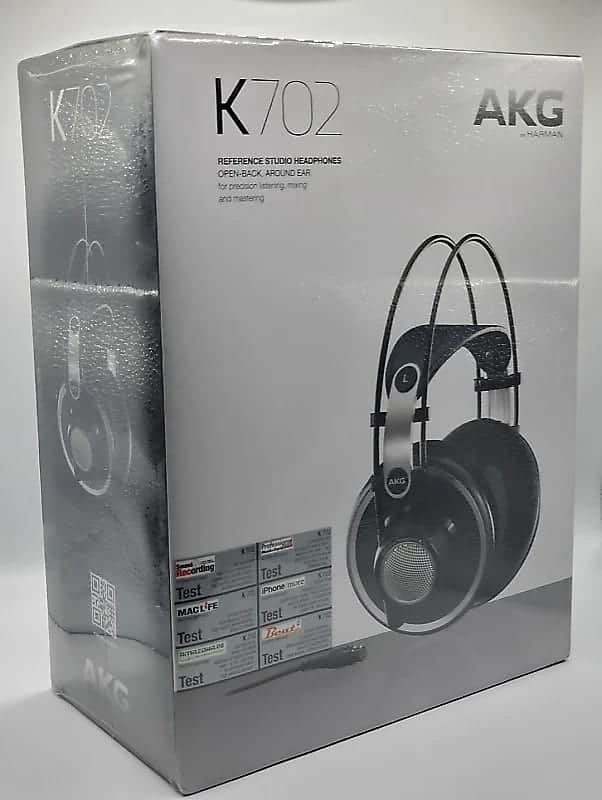 AKG K702 Varimotion Open-Back Studio Headphones 2010s - Black image 1