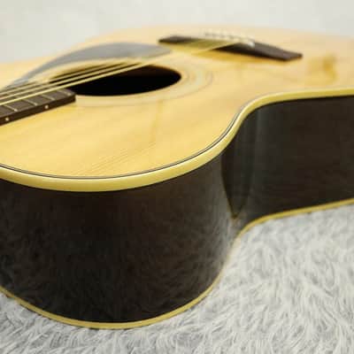 Vintage 1970's made Yamaha Acoustic Guitar FG-152 Orange Label Made in Japan image 12