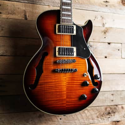 2020 Ibanez Artcore AGS73FM in Violin Sunburst image 2