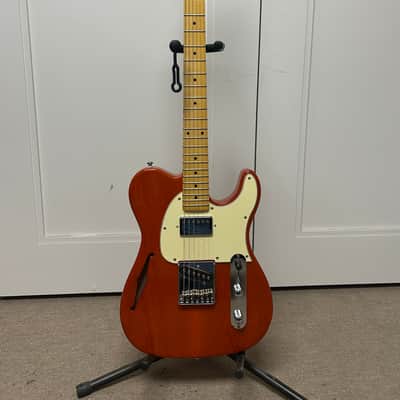 G&L Tribute Series ASAT Classic Bluesboy Semi-Hollow Electric Guitar w/Maple Fretboard - Clear Orange image 1