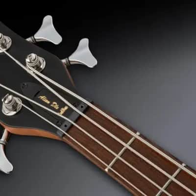 Warwick RockBass Alien Deluxe Hybrid Thinline, Lefthand, 4-String - Natural Transparent Satin image 6