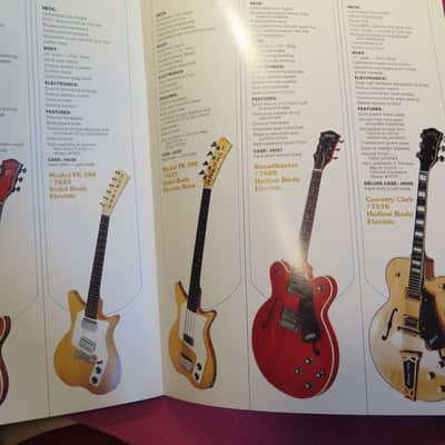 Lot of 2 vintage Gretsch catalog 1964 and 1978 amplifier nashville country gentleman white falcon viking archtop fury image 12