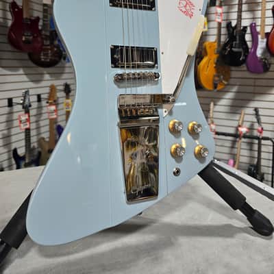 Epiphone 1963 Firebird V - Frost Blue w/ OHSC & PLEK*D #644 image 1
