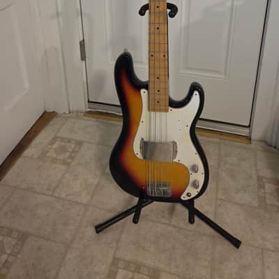 Hondo Telecaster Bass  Maxon pickup 1978 Sunburst image 1