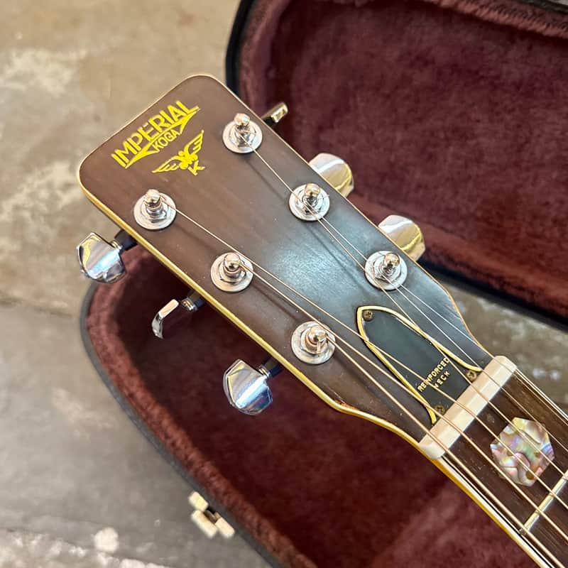 Imperial Koga Folk western acoustic guitar 1970's rosewood