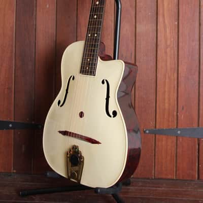 Maccaferri G40 Hollowbody Acoustic Guitar Circa 1950's USA Pre-Owned image 11