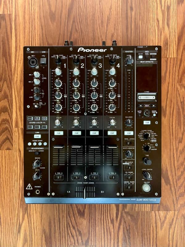 Pioneer DJM-900NXS Nexus 4-Channel DJ Mixer with Effects 2010s - Black image 1