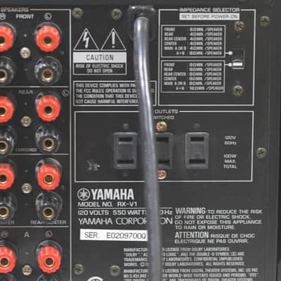 Yamaha RX-V1 DD/DTS Matrix 6.1 Receiver image 5