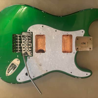 MJT Body Charvel Pocket 2019 - Recessed Floyd Metallic Candy Apple Green image 1