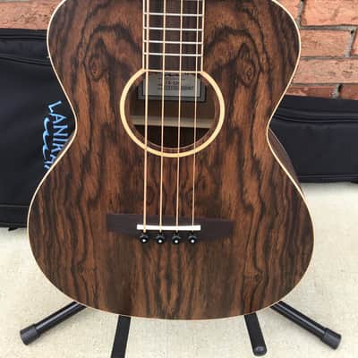 Lanikai Figured Bocote Bass Ukulele with Fishman Pickup and Tuner image 3