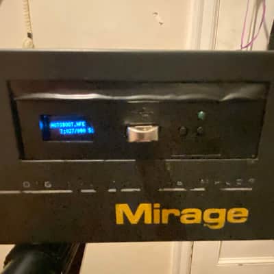 Ensoniq Mirage USB Floppy Emulator with pre-installed disk images on USB drive