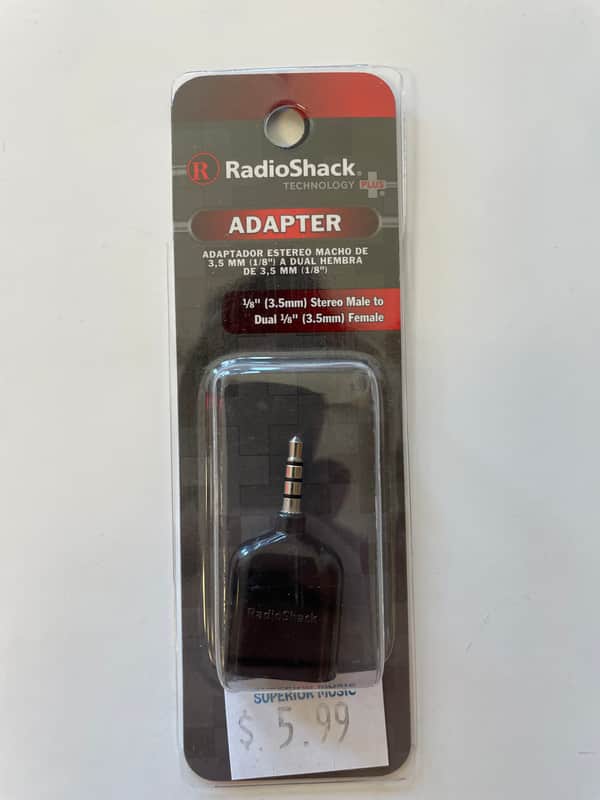 Radio Shack 3.5mm stereo male to dual 1/8” Female - New image 1