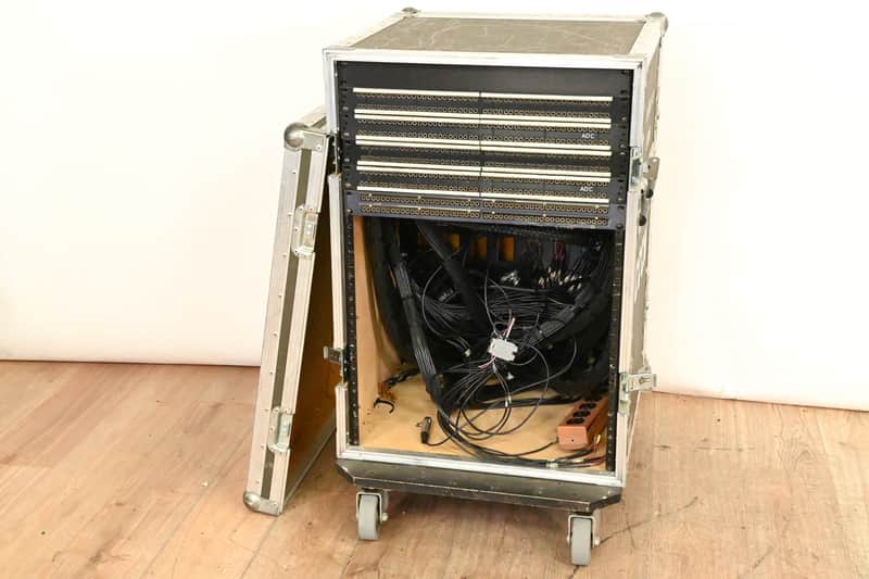 ADC 5x 96-Point TT Patchbay Rack w/ Elco I/O – 16U Rolling Case CG01SYD *ASK FOR SHIPPING* image 1