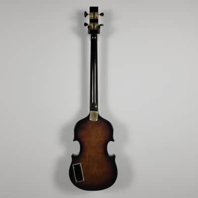 1970's Cameo  Deluxe Violin Bass With OHSC Luthier Project image 7