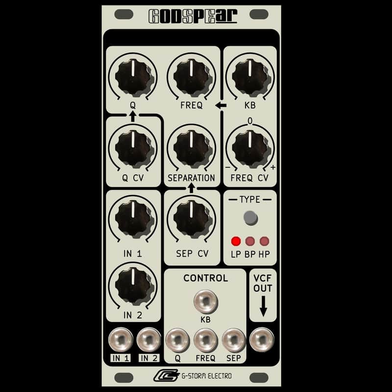 G-Storm Electro GODSPEar | Oxford OSCar Eurorack Filter Translation image 1
