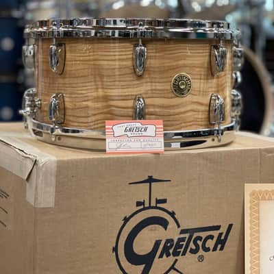 GRETSCH 14X7 USA CUSTOM 140TH ANNIVERSARY SNARE DRUM - FLOOR MODEL | GRGL0714S6NK140-D image 4