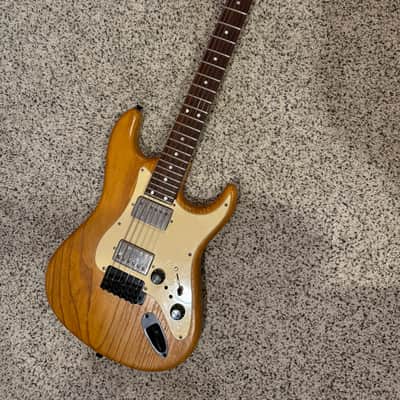 Warmoth Boogie Electric Guitar 7/8ths body Gibson Seymour Duncan 1990s - Natural image 2