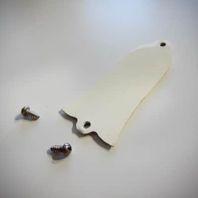 Gibson Truss Rod Cover Authentic Vintage Part Circa-1960-Black Plastic image 5
