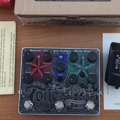 Electro Harmonix Tone Tattoo Multi-Effect analogico ( Memory Toy + Neo Clone + Metal Muff) image 2