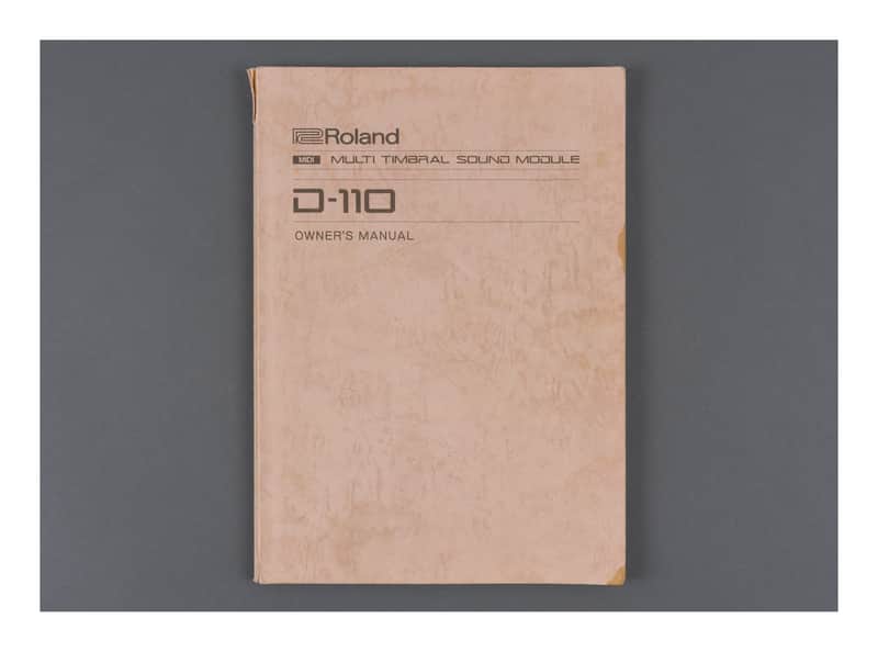 【美品】Roland D-110 サウンドカード+ 取説付 Roland D-110 Owner's Manual | Reverb