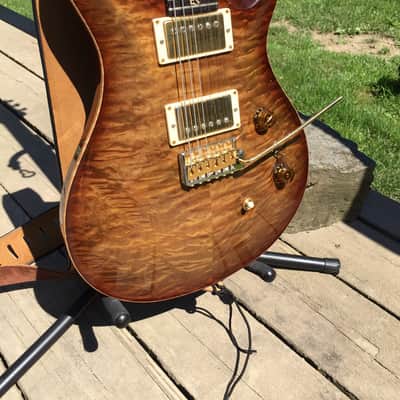 PRS Custom 24 2009 Artist Grade "Killer Quilt" Almond Burst image 2