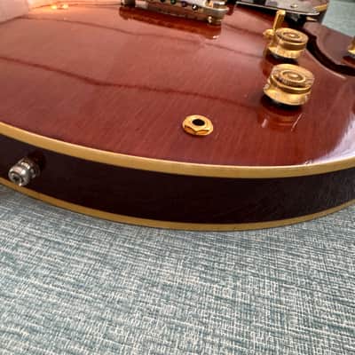 Extremely Rare: Hondo II Professional Japan H-1060 Semi-hollow 1981 - Wine image 9