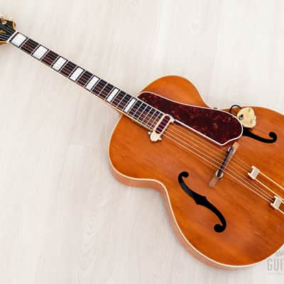 1949 Epiphone Broadway Vintage Archtop Guitar Blonde w/ DeArmond Rythm Chief 1000 Pickup & Case image 14