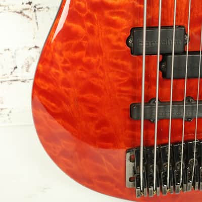 Winfield Thomas Custom 6-String Bass Guitar Quilted Maple / Triple Bartolinis image 3