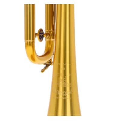 B&S Personality Benny Brown Trumpet - Gold Lacquer with Case image 6