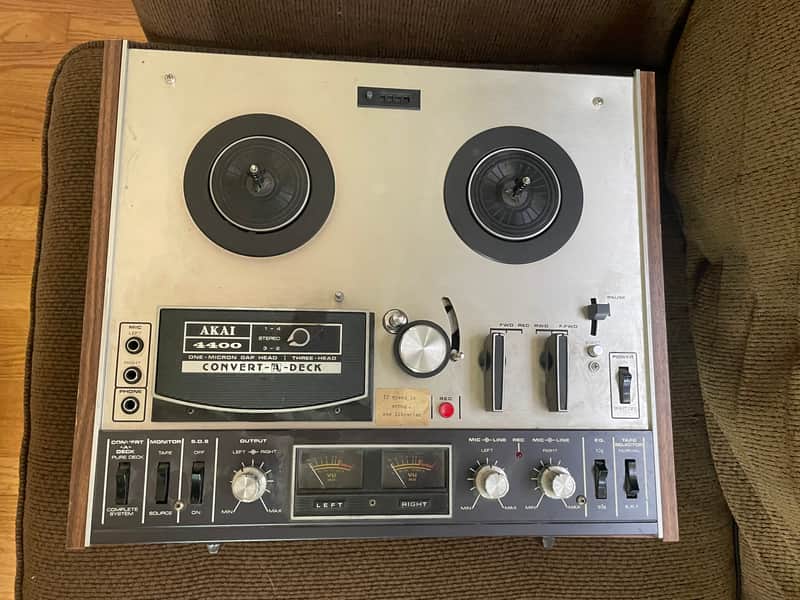 AKAI 4400 7 inch Convert A Deck reel to reel tape deck recorder image 1